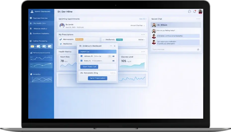 app development for healthcare platform