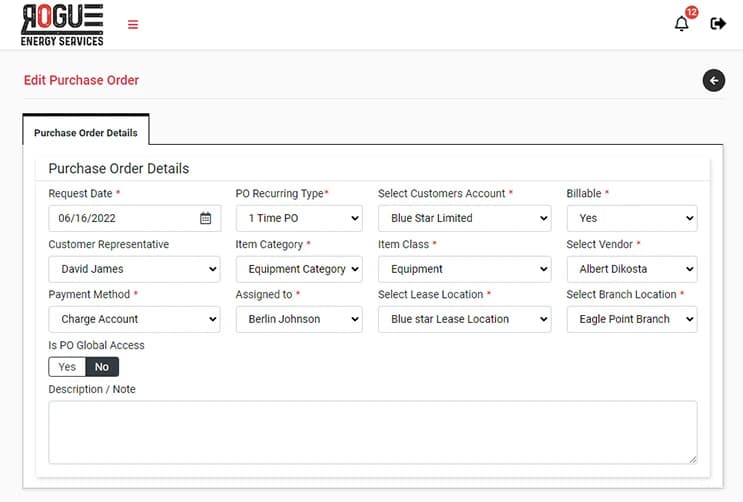 Back office Management System