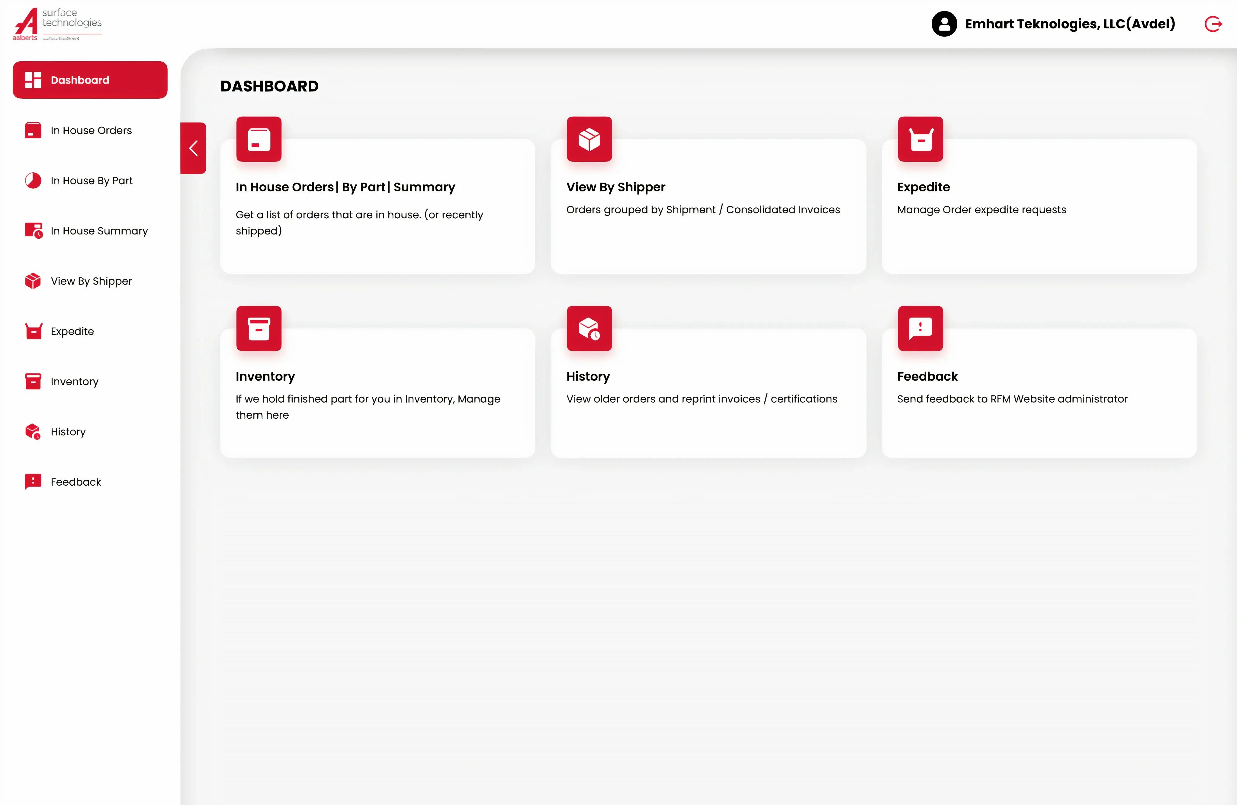 Streamlined Client Portal for Metal Finishing Industry Leader
